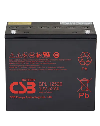 CSB GPL 12520. Аккумулятор герметичный свинцово-кислотный. CSB в Бийске