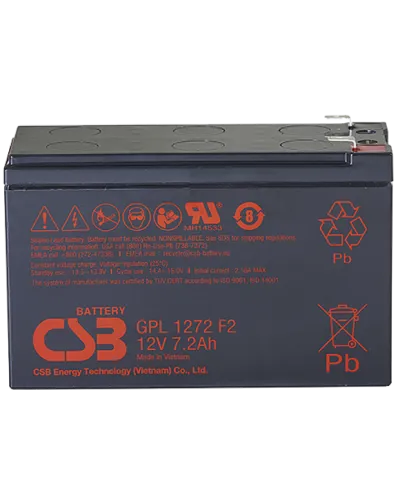 CSB GPL 1272 F2 FR. Аккумулятор герметичный свинцово-кислотный. CSB в Бийске