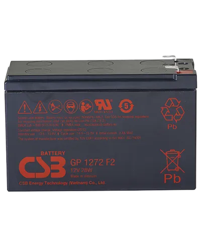 CSB GP 1272(28W) F2. Аккумулятор герметичный свинцово-кислотный. CSB в Бийске