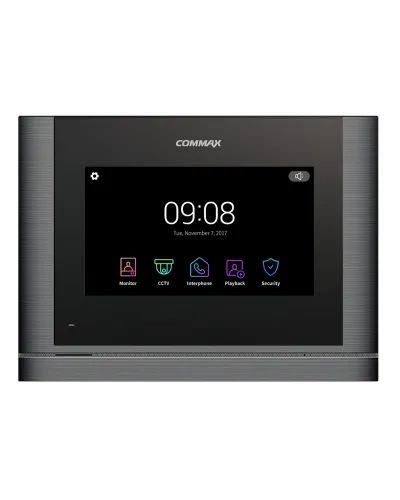CDV-704MF/XL (темное серебро) Black Smog. Монитор видеодомофона цветной. Commax в Бийске