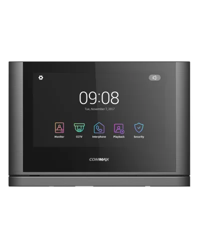 CDV-1024MA (темное серебро) Black Smog. Монитор видеодомофона цветной. Commax в Бийске