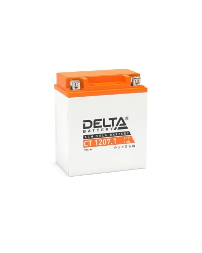 Delta CT 1207.1. Аккумулятор герметичный свинцово-кислотный стартерный. Delta в Бийске