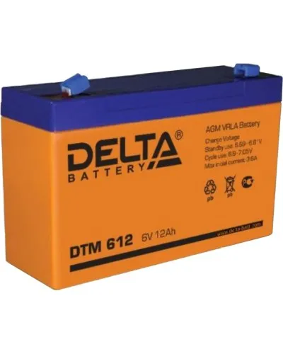 Delta DTM 612. Аккумулятор герметичный свинцово-кислотный. Delta в Бийске