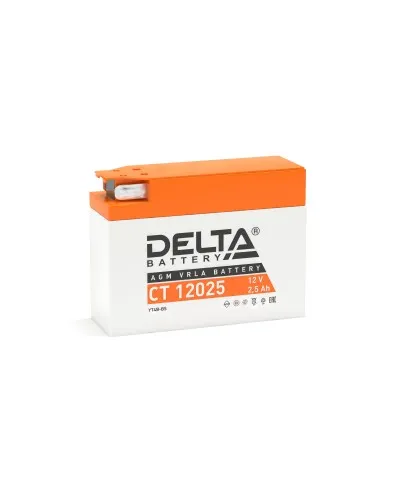 Delta CT 12025. Аккумулятор герметичный свинцово-кислотный стартерный. Delta в Бийске