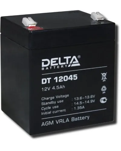 Delta DT 12045. Аккумулятор герметичный свинцово-кислотный. Delta в Бийске