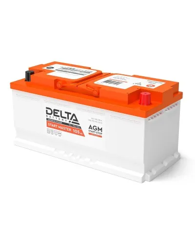 Delta START MASTER AGM 12105 (105 Ah). Аккумулятор автомобильный герметичный свинцово-кислотный. Delta в Бийске