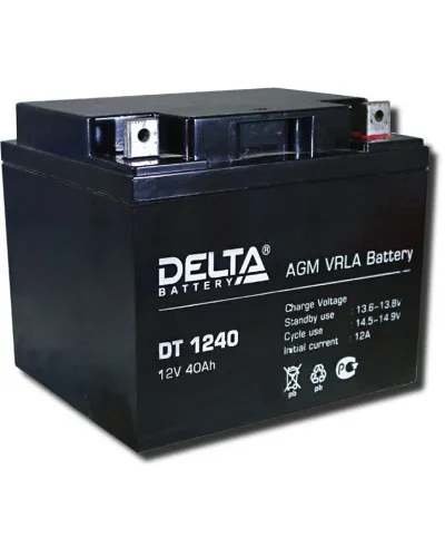 Delta DT 1240. Аккумулятор герметичный свинцово-кислотный. Delta в Бийске