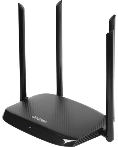 DWR-AC1201 AC1200 10/100BASE-TX черный. Роутер беспроводной. Digma в Бийске