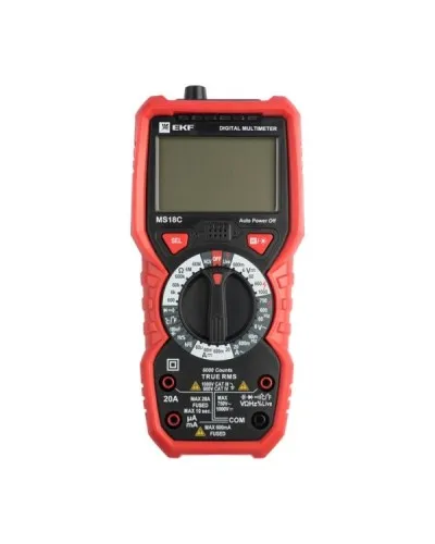 Мультиметр цифровой MS18C Expert (In-180701-pm18C). Мультиметр цифровой. EKF в Бийске
