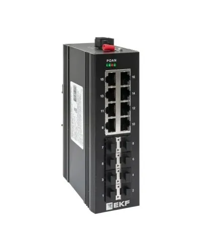 TSX-U-8GX/SFP-8GT. Промышленный неуправляемый коммутатор. EKF в Бийске