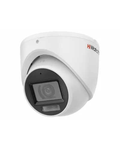 DS-T203A(B) (2.8мм). Бюджетная видеокамера мультиформатная купольная. HiWatch в Бийске