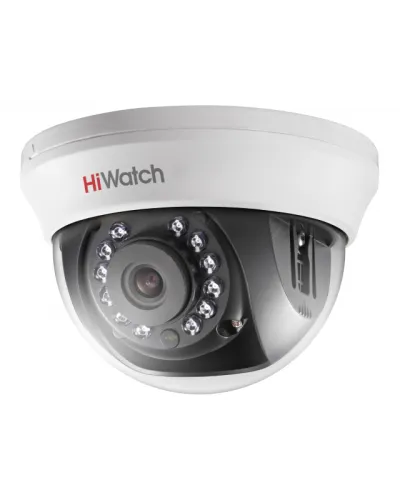 DS-T591(C) (3.6 mm). Бюджетная видеокамера мультиформатная купольная. HiWatch в Бийске