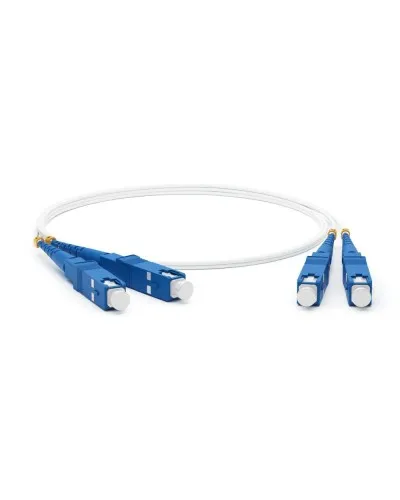 FC-D2-9A1-SC/UR-SC/UR-H-1M-LSZH-WH. Патч-корд волоконно-оптический SC-SC. Hyperline в Бийске