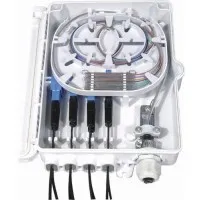 FO-WBI-4A-GY. Кросс оптический настенный. Hyperline
