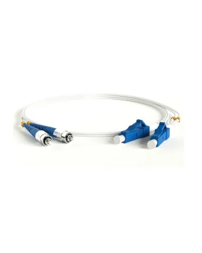 FC-D2-9A1-FC/UR-LC/UR-H-1M-LSZH-WH. Патч-корд волоконно-оптический FC-LC. Hyperline в Бийске