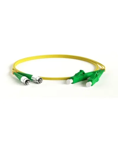 FC-D2-9-FC/AR-LC/AR-H-1M-LSZH-YL. Патч-корд волоконно-оптический FC-LC. Hyperline в Бийске