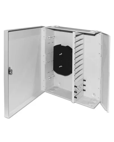 FO-WBX-12xSLT-W140H42-96UN-GY. Кросс оптический настенный. Hyperline в Бийске