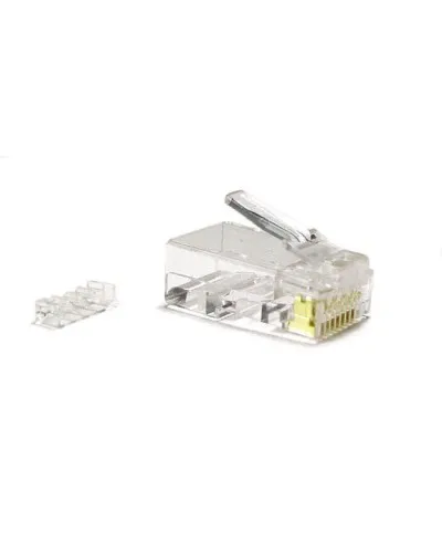 PLUG-8P8C-UV-C6-SH-100 (100 шт). Разъем RJ-45. Hyperline в Бийске