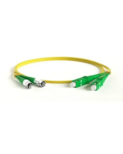 FC-D2-9-FC/AR-SC/AR-H-1M-LSZH-YL. Патч-корд волоконно-оптический SC-FC. Hyperline в Бийске