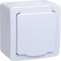 РСб20-3-ГПБб (ERMP12-K01-16-54-EC). Розетка 1местн ГЕРМЕС PLUS. IEK