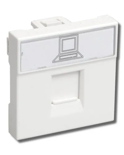 РКИ-20-00-П RJ-45 UTP белая (CKK-40D-RI2-K01). Розетка информационная 2 модуля ПРАЙМЕР. IEK в Бийске