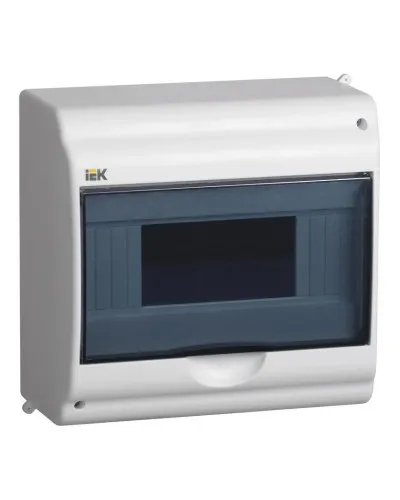Корпус пластиковый КМПн 2/9-1 IP31 белый KREPTA 3 (MKP42-N-09-31-01). Щиток модульный с прозрачной дверцей, настенный. IEK в Бийске