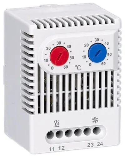 Термостат двухканальный от 0 до +60°C NO+NC (YCE-DTNO-NC-60). Термостат двухканальный. IEK в Бийске