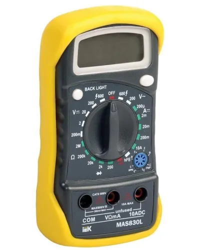 Мультиметр цифровой Master MAS830L (TMD-3L-830). Мультиметр цифровой. IEK в Бийске