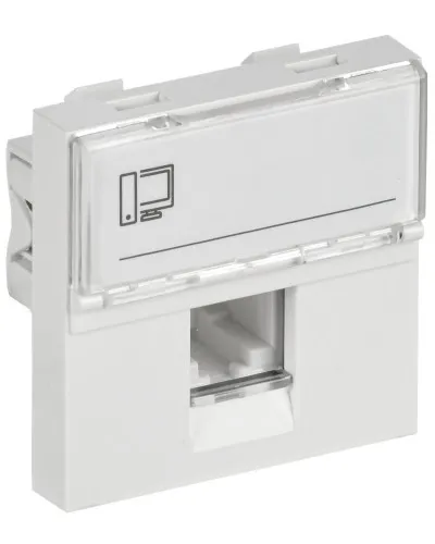 Розетка RJ45 кат.6 PRIMER РКИ-20-00-П-6 белый IEK (PR-KK40D-RI-0-2-1C06U-K01). Розетка RJ-45. IEK в Бийске