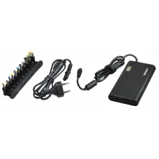 Блок питания Ippon SD90U автоматический 90W 15V-19.5V 11-connectors 4.5A 1xUSB 2.1A, LCD индикатор (705053). Блок питания. Ippon
