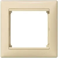 Рамка Valena 1 пост, слоновая кость (774351). Рамка. LegranD
