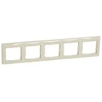 Рамка Valena 5 постов, слоновая кость (774355). Рамка. LegranD