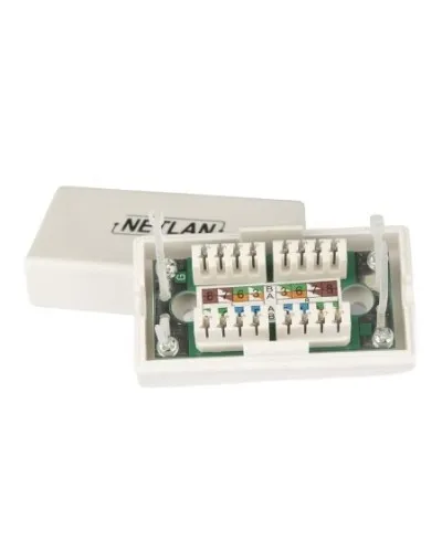 EC-UCB-IDC-UD2-WT-10 (10 шт). Проходной соединитель. NETLAN в Бийске