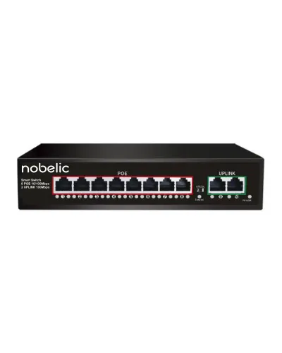 NBLS-1008P. Коммутатор неуправляемый 8-портовый. Nobelic в Бийске