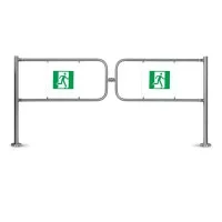 PERCo-BH02 1-19. Комплект створок ограждения. PERCo