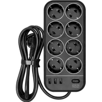 SP-08 USB03AB 3,0 M. Сетевой фильтр. POWERCOM