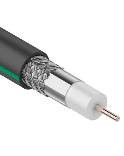 SAT 703 B, Cu/Al/Al, 75%, 75 Ом, 100 м, черный OUTDOOR. PROconnect. (01-2436-1). Кабель коаксиальный радиочастотный. PROCONNECT в Бийске