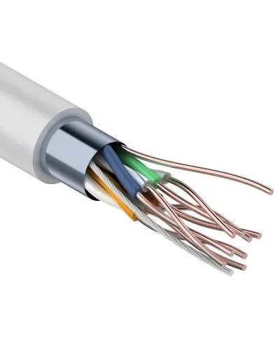 F/UTP Light, CAT 5, PVC, 4PR, 26AWG, INDOOR, SOLID, серый, 305м, PROconnect (01-0148). Кабель «витая пара» (LAN) для структурированных систем связи. PROCONNECT в Бийске