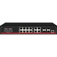 PND-M8GP-4G4F(150). Коммутатор управляемый оптический 12 портовый. Polyvision