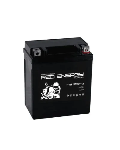 Red Energy RS 1207.1. Аккумулятор герметичный свинцово-кислотный стартерный. Red Energy в Бийске