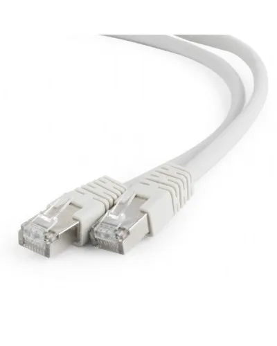 Патч-корд F/UTP RJ45-RJ45, CAT 5e, ZH нг(А)-HF, серый, 1м REXANT (18-8002-1). Патч-корд FTP. Rexant в Бийске