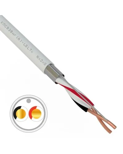 КПСВЭВнг(А)-LSLTx 1х2х1,5 REXANT (01-4873-1). Кабель для систем передачи данных пониженной пожароопасности c низким дымо- и газовыделением, с низкой токсичностью продуктов горения. Rexant в Бийске