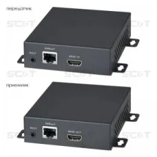 HE20E. Удлинитель HDMI, ИК-сигнала, RS232. SC&T