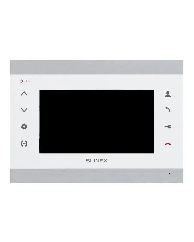 SL-07N Cloud (Silver+White). Монитор домофона цветной с функцией «свободные руки». SLINEX в Бийске