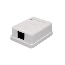 Розетка настенная RJ-45, 8P8C, Cat.6, 1 порт UTP (10-0355): Компьютерная розетка