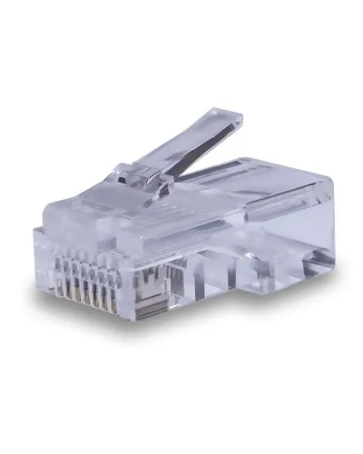 Коннекторы 8P8C UTP Cat.5e 50U (RJ-45) (100шт) (10-0207). Разъем RJ-45. SUPRLAN в Бийске