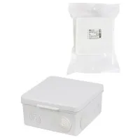 Коробка ОП 100х100х55мм, крышка, IP54, 8вх. (SQ1401-0513). Распаячная коробка. TDM ЕLECTRIC