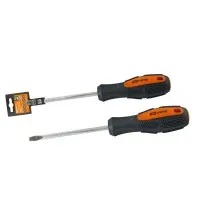 Отвертка шлицевая двухкомпонентная CR-V, тип SL4.0x75 "Алмаз" TDM (SQ1006-1003): Отвертка шлицевая двухкомпонентная