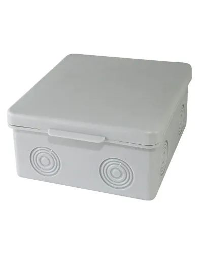 Коробка ОП 100х100х55мм, крышка, IP54, 8вх., без гермовводов (SQ1401-0823). Распаячная коробка. TDM ЕLECTRIC в Бийске
