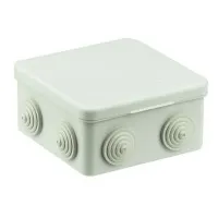 Коробка ОП 80х80х50мм, крышка, IP54, 7вх. (SQ1401-0112). Распаячная коробка. TDM ЕLECTRIC